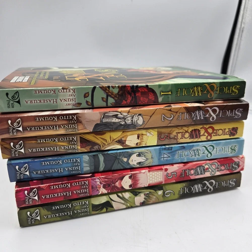 Spice and Wolf Vol. 1-6 English Manga Paperback By Isuna Hasekura Yen Press‎